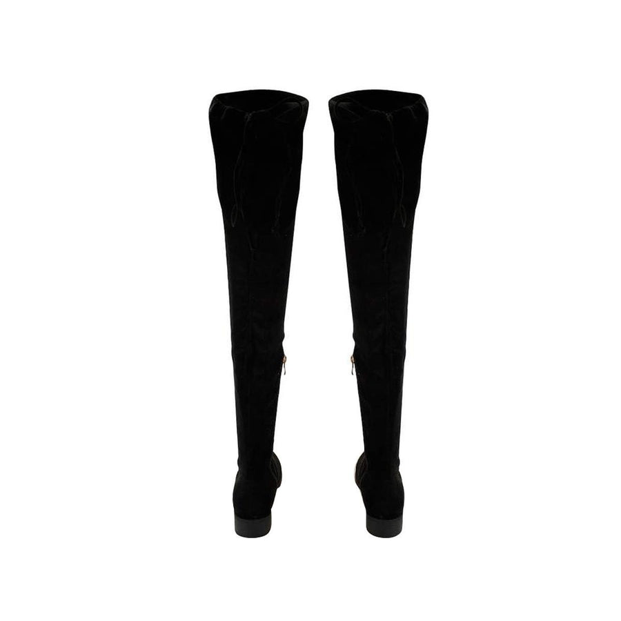 BLACK SUEDETTE