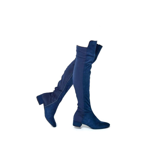 NAVY SUEDETTE