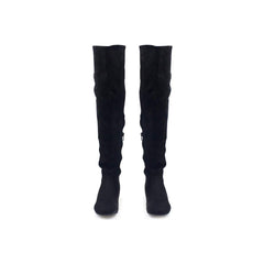 BLACK SUEDETTE