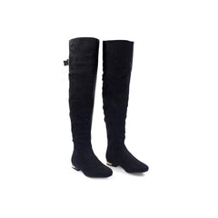 BLACK SUEDETTE