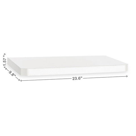 Uniq Wall Shelf 24", Natural White